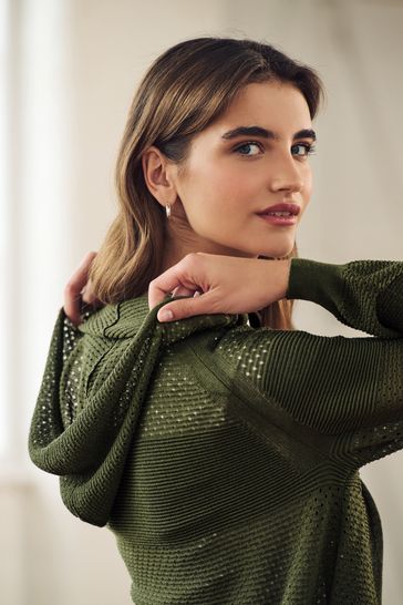 Khaki hooded cardigan online