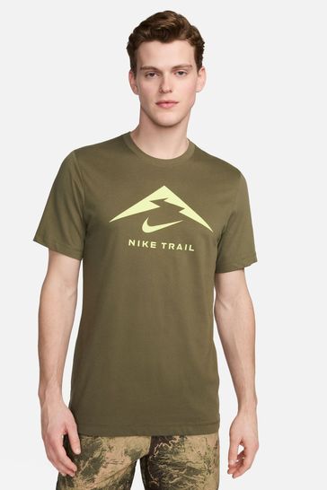 Nike Brown Dri-FIT Trail Running T-Shirt