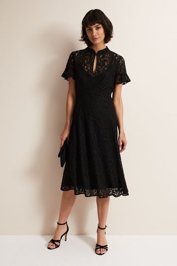 Phase eight black lace dress 2025