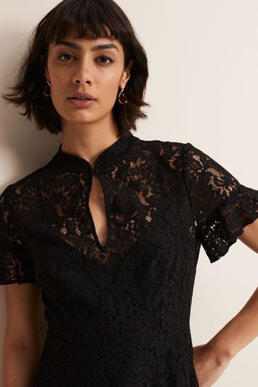 Phase eight black lace dress 2025