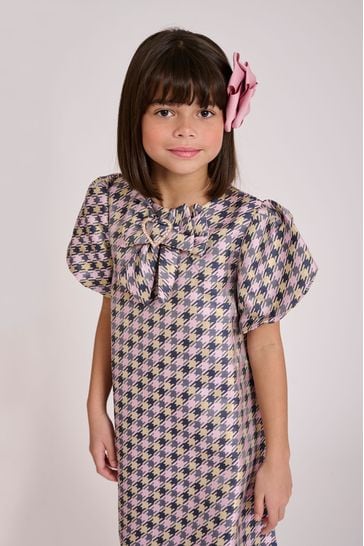 Buy Angels Face Lilac Purple Liliana Houndstooth Dress from Next Slovakia