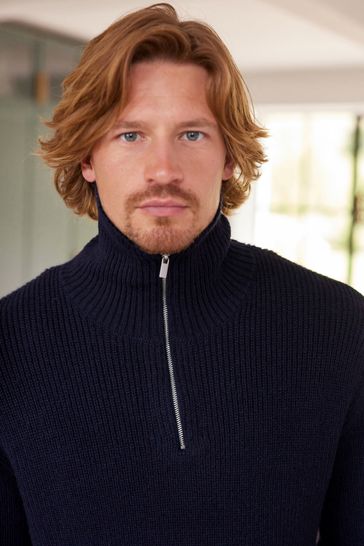 Next half zip jumper cheap