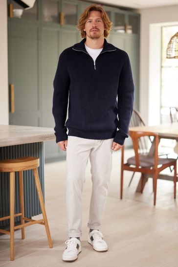 Half zip navy 2025