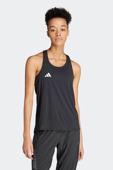 adidas Black Adizero Tank Vest