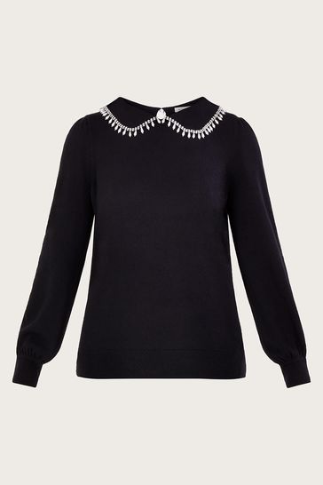 White collar black hotsell jumper