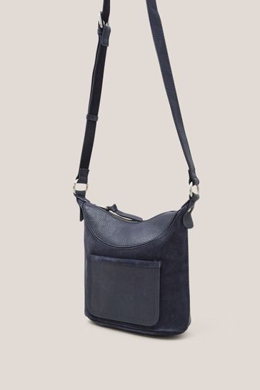 Navy suede cross body on sale bag