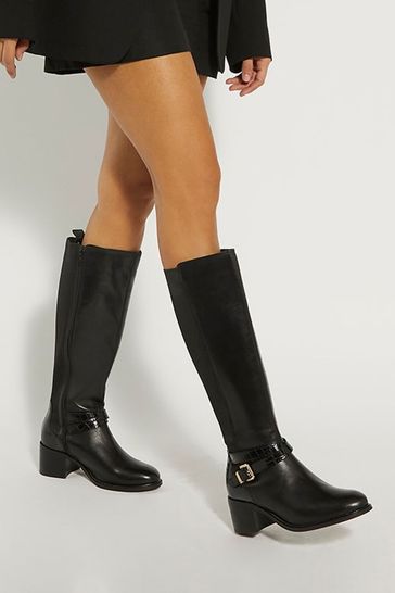 Buy Dune London Tildy Strap Detail High Leg Long Boots from Next Netherlands