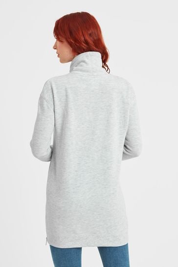 White shop longline sweatshirt