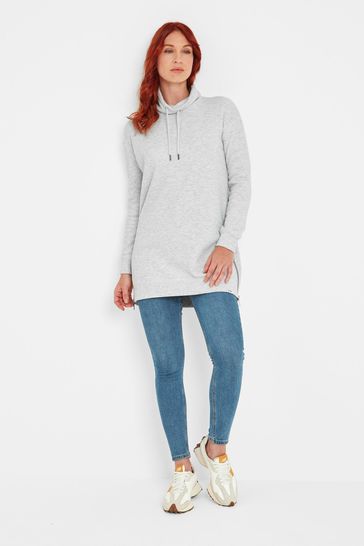 White longline sale sweatshirt