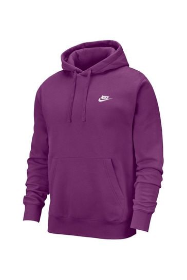 Nike Plum Purple Club Pullover Hoodie