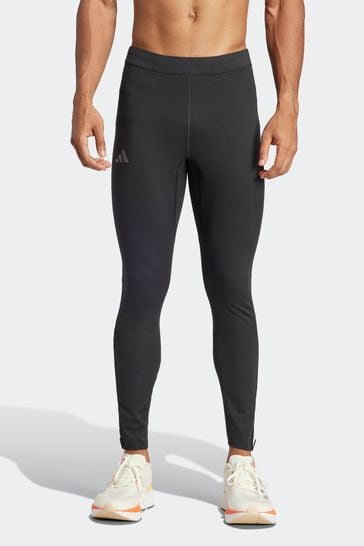 adidas Black Adizero Essentials Running Long Leggings