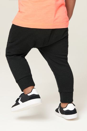 Buy Black 100 Cotton Joggers 3mths 7yrs from Next Oman