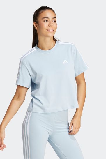 USA Essentials Buy Sportswear Jersey Single from Blue Top adidas Crop Next 3-Stripes