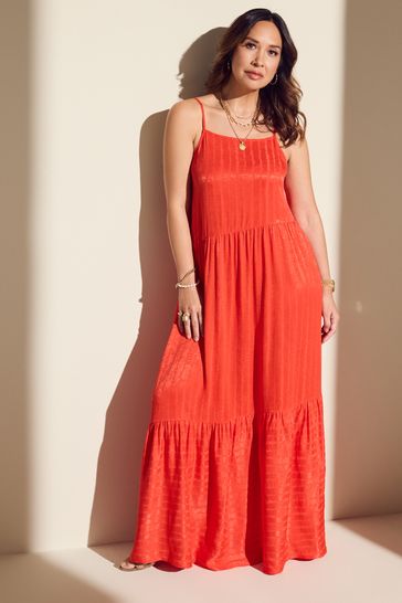 Red Myleene Klass Strappy Beach Dress