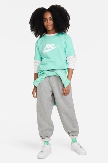 Mint green store nike top
