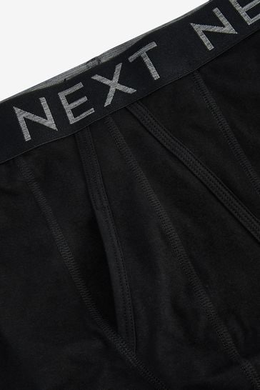 Buy Black 10 pack A Front Boxers from Next India