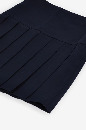 Navy pleated school skirt next shop