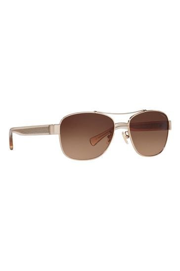 COACH Gold 0HC7064 Sunglasses