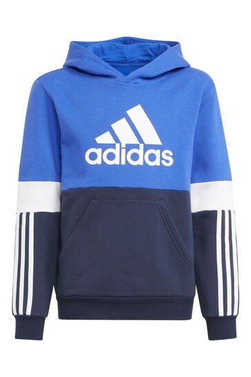 adidas colour block overhead hoodie