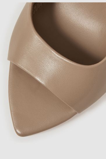Buy Reiss Isla Peep Toe Pointed Court Shoes from Next Italy