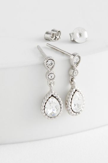 Tear drop store shape earrings