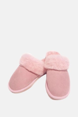 HotSquash Womens Pink Slip-On Slippers