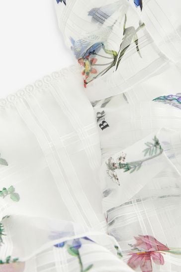 Ted baker white bird dress top