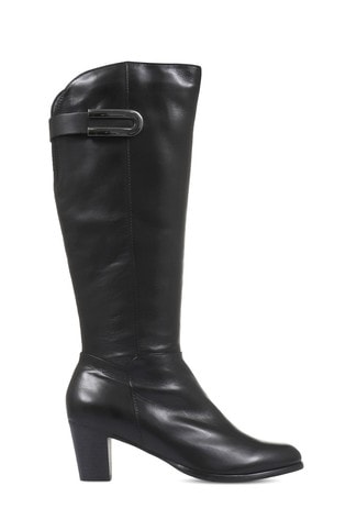 Regarde Le Ciel Sonia 05 Heeled Leather Knee High Boots