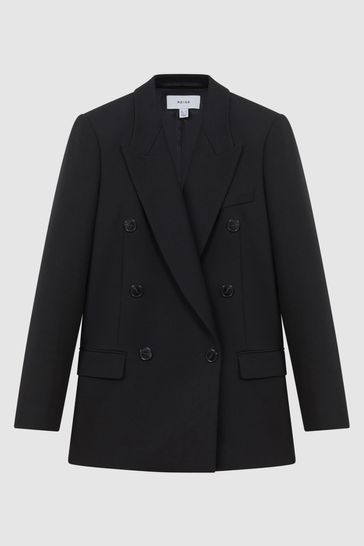 Reiss mabel coat black outlet