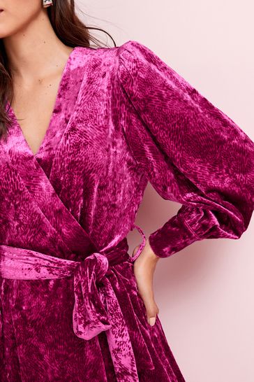 Missguided pink velvet dress outlet