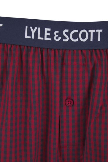 Buy Lyle Scott Kyle Red Loungewear Set from Next Poland