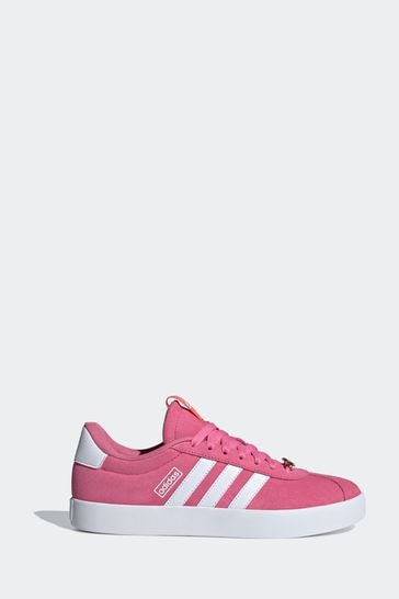 Bright pink 2025 adidas trainers