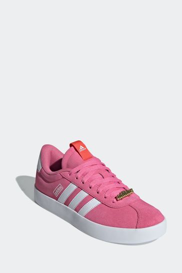Bright pink 2025 adidas trainers