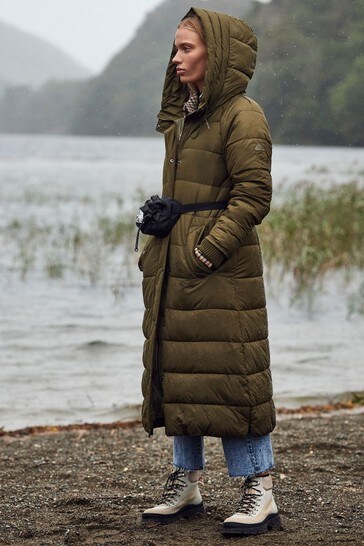 Coastal Crimdon Longline Puffer Quilted 