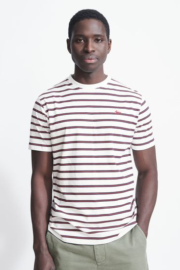Aubin Barrow Striped T-shirt