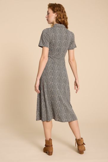 Buy White Stuff Black Jersey Shirt Dress from Next Luxembourg