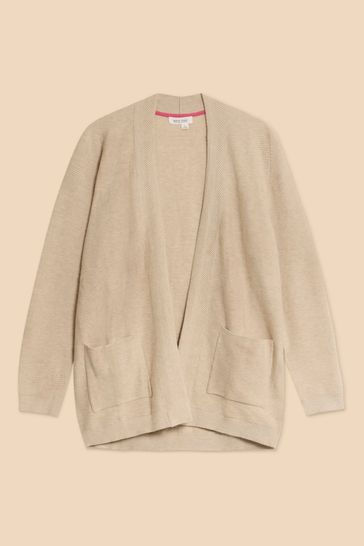 White stuff long top cardigan