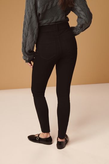 Next black denim leggings hot sale