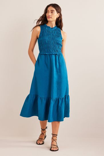 Boden teal deals dress