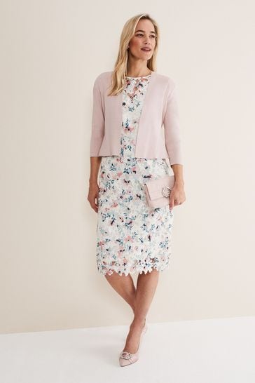 Buy Phase Eight Pink Salma Flare Hem Knitted Jacket from Next Germany