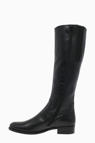 gabor black knee high boots
