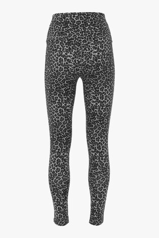 Velvet leopard print discount leggings