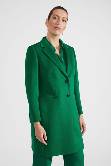 Hobbs tilda 2024 coat green