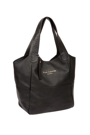 Buy Pure Luxuries London Freer Leather Tote Bag from Next Luxembourg