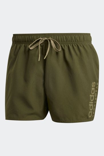 Buy adidas Green Essentials Logo CLX Shorts from Next Bahrain