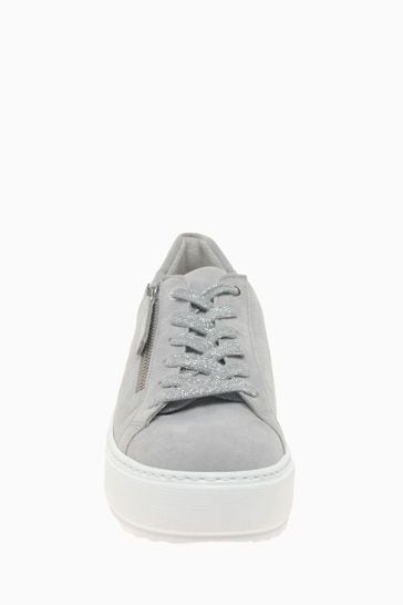 Grey suede trainers 2025