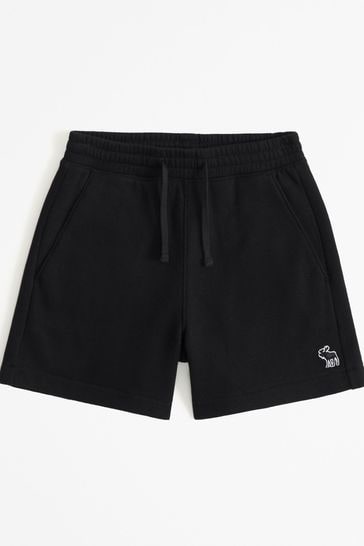 Abercrombie & Fitch Jersey Joggers Black Shorts