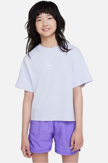 Nike Lilac Purple Oversized Essentials Boxy T-Shirt