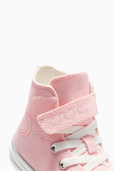 High top pink hot sale converse toddler