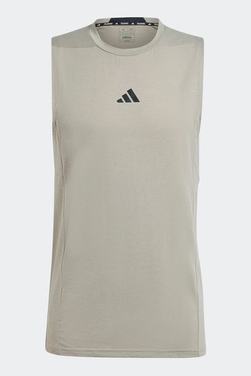 Buy adidas Green Designed for Training Workout Tank Top from Next Cyprus